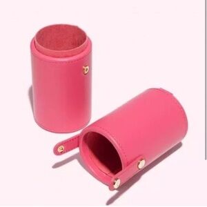NWT STONEY CLOVER LANE Pink Make Up Brush Holder